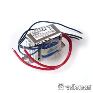 TRANSFORMADOR 12VA 2X12V VELLEMAN