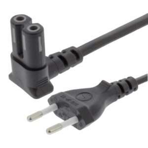 CABO ALIMENTA??O AC PLANO ?NGULAR / TIPO 8 IEC C7 ?NGULAR 2M