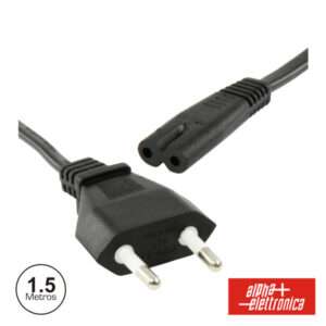 CABO ALIMENTA??O AC PLANO / TIPO 8 IEC C7 1.5M