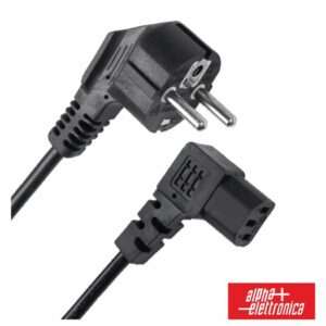 CABO ALIMENTA??O SCHUKO MACHO 3P / IEC C13 F?MEA 90? 1.5M