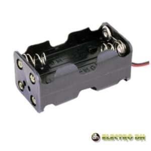SUPORTE P/ 4 PILHAS AA C/ FIOS EDH