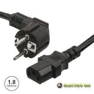 CABO ALIMENTA??O SCHUKO MACHO 3P / IEC C13 F?MEA 1.8M PRETO