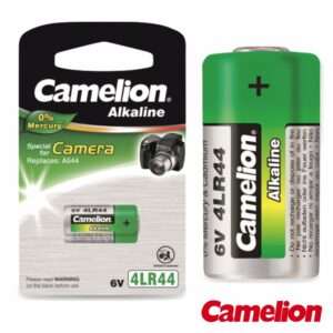 PILHA ALCALINA 4LR44 6V 165MA BLISTER CAMELION