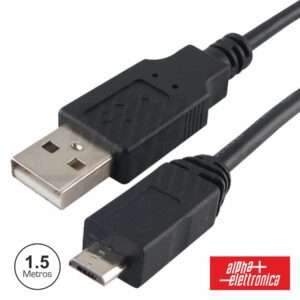 CABO USB-A 2.0 MACHO / MICRO USB-B MACHO 1.5M