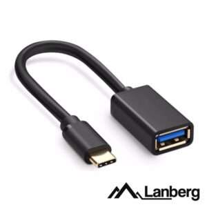Adaptador USB-C 3.0 Macho / USB-A F?mea 15cm LANBERG