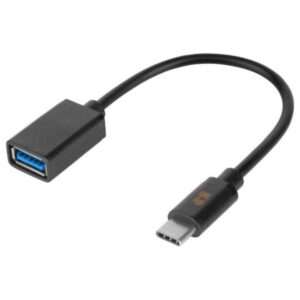 Cabo USB-A 3.0 F?mea / USB-C Macho 15cm
