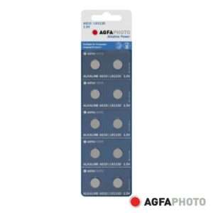 Pilha Bot?o Alcalina AG10 1.5V 10x Blister AGFAPHOTO
