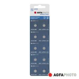 Pilha Bot?o Alcalina AG2 1.5V 10x Blister AGFAPHOTO
