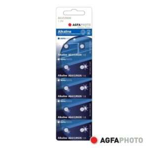 Pilha Bot?o Alcalina AG4 1.5V 10x Blister AGFAPHOTO