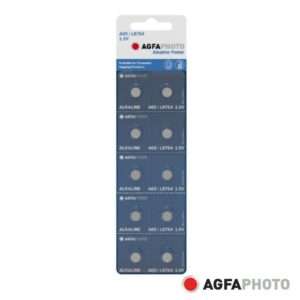 Pilha Bot?o Alcalina AG5 1.5V 10x Blister AGFAPHOTO