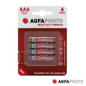 Pilha Zinco-Carv?o R03/AAA 1.5V 4x Blister AGFAPHOTO