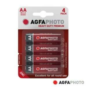 Pilha Zinco-Carv?o R6/AA 1.5V 4x Blister AGFAPHOTO