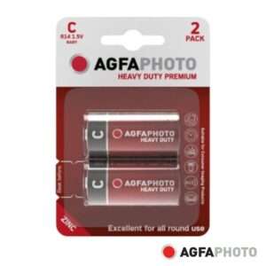 Pilha Zinco-Carv?o R14/C 1.5V 2x Blister AGFAPHOTO
