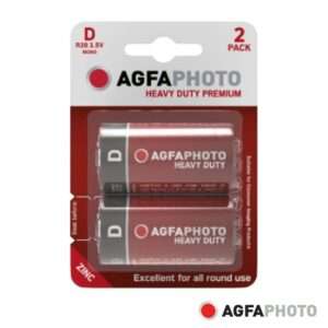 Pilha Zinco-Carv?o R20/D 1.5V 2x Blister AGFAPHOTO