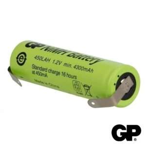 Bateria NI-MH 18670 1.2V 4300mA C/ Patilhas Recarreg?vel GP