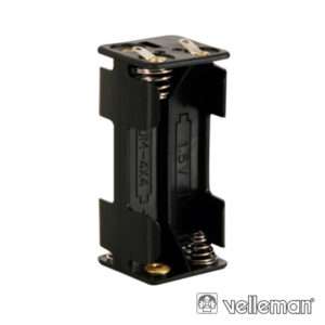 SUPORTE P/ 4 PILHAS AAA C/ TERMINAIS P/ SOLDAR VELLEMAN