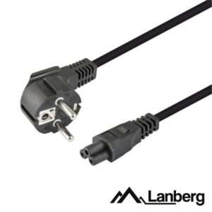 Cabo Alimenta??o Schuko Macho IEC C5 F?mea 1.8m LANBERG