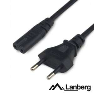 Cabo Alimenta??o AC Plano / Tipo 8 IEC C7 1.8m LANBERG