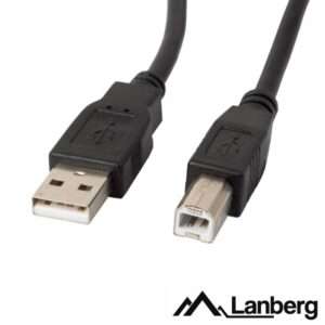 Cabo USB-A 2.0 Macho / USB-B Macho 1.8m LANBERG
