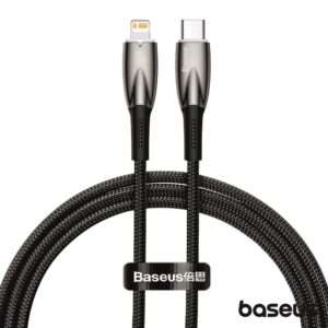 Cabo USB-C Macho P/ Lightning Macho 1m PD 20W Glimmer BASEUS