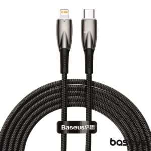 Cabo USB-C Macho P/ Lightning Macho 20W 2m Glimmer BASEUS