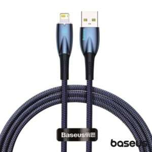 Cabo USB-A Macho P/ Lightning  Macho 1m Glimmer BASEUS