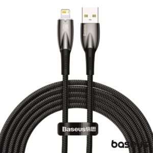 Cabo USB-A Macho P/ Lightning  Macho 2m Glimmer BASEUS