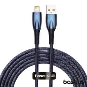 Cabo USB-A Macho P/ Lightning  Macho 2m Glimmer BASEUS