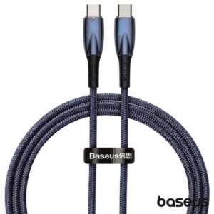 Cabo USB-C Macho P/ USB-C Macho 100W 1m Glimmer BASEUS