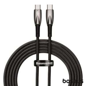 Cabo USB-C Macho P/ USB-C Macho 2m 100W Glimmer BASEUS