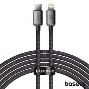 Cabo USB-C Macho P/ Lightning Macho 2m Crystal Shine BASEUS