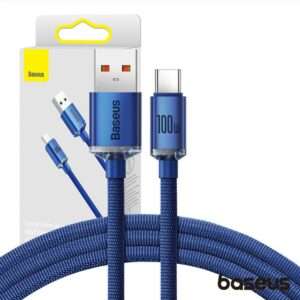Cabo USB-A / USB-C Macho Crystal Shine 100W 1.2m BASEUS
