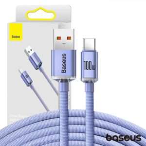 Cabo USB-A / USB-C Macho Crystal Shine 100W 2m BASEUS
