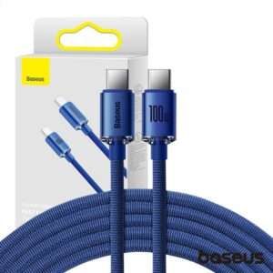 Cabo USB-C P/ USB-C Macho 100W 2m Crystal Shine BASEUS