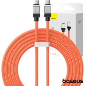 Cabo USB-C Macho P/ USB-C Macho 100W PD 2m Coolplay BASEUS