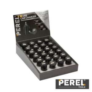Expositor C/ 24 Adaptadores Isqueiro 5V/1A PEREL