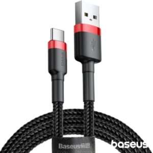 CABO USB-C 2.0 MACHO /  USB-C 3A 0.5M PRETO BASEUS