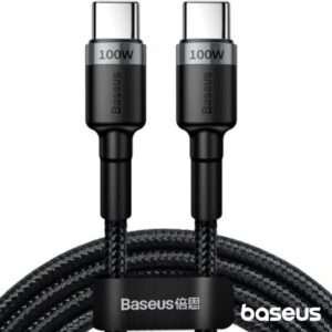 Cabo USB-C 2.0 PD Macho P/ USB-C PD Macho 5A 2m 100W BASEUS