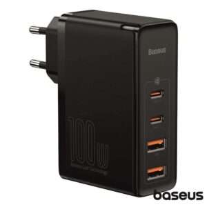 Alimentador Comutado 2 USB-C PD / 2 USB-A 100W GaN2 BASEUS