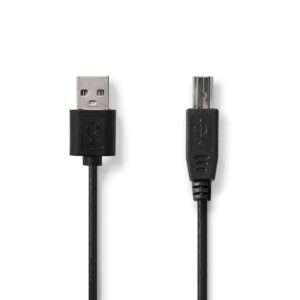 Cabo USB-A 2.0 Macho / USB-B Macho 2m