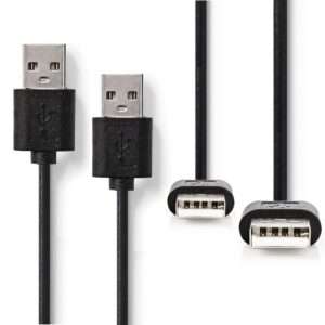 Cabo USB-A Macho / USB-A Macho 2m