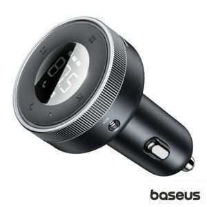 Transmissor FM Bluetooth 2USB/MicroSD/AUX F. Isqueiro BASEUS