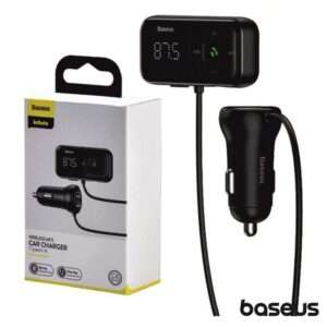Transmissor FM S-16 Bluetooh 2USB/Micro SD F.Isqueiro BASEUS
