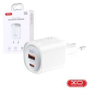Alimentador Comutado 1xUSB-C/1xUSB-A PD 30W GaN XO