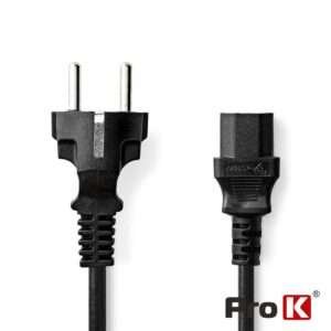 Cabo Alimenta??o Schuko Macho 3p / IEC C13 F?mea 1.8M PROK