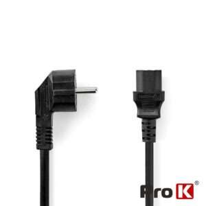 Cabo Alimenta??o Schuko Macho 3p / IEC C13 F?mea 10M PROK