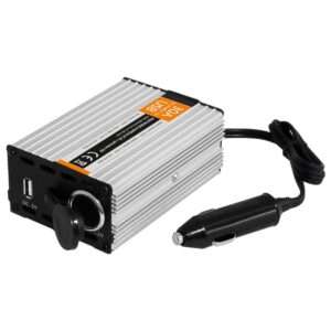 Conversor 24V-12V 30A C/ USB E Ficha Isqueiro