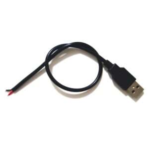 Cabo USB-A Macho / 2 Fios 1m