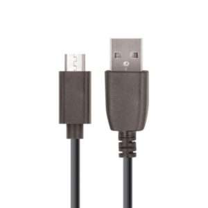 Cabo USB-A 2.0 1A Macho / MicroUSB Preto 1m