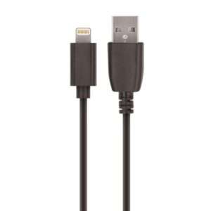 Cabo USB-A 2.0 Macho / Lightning 2m 2A Preto